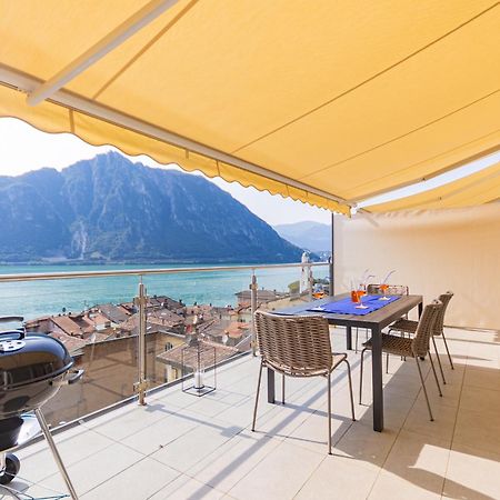 شقة Casa Madlen - Bright Attic With Marvelous View Campione dʼItalia المظهر الخارجي الصورة