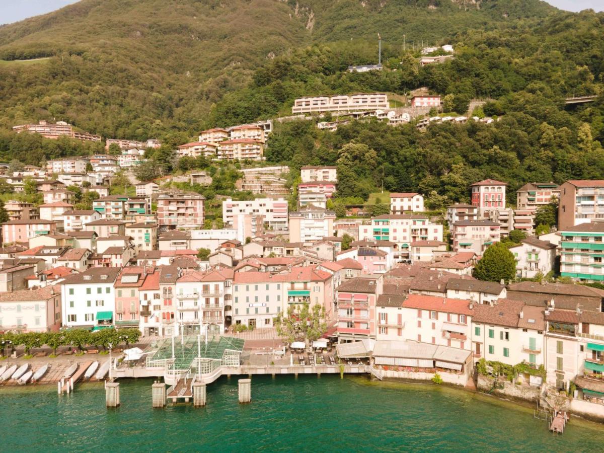 شقة Casa Madlen - Bright Attic With Marvelous View Campione dʼItalia المظهر الخارجي الصورة